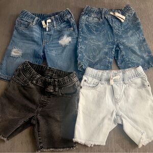 GAP Kids Denim Shorts Collection - Blue, Black, Light Blue